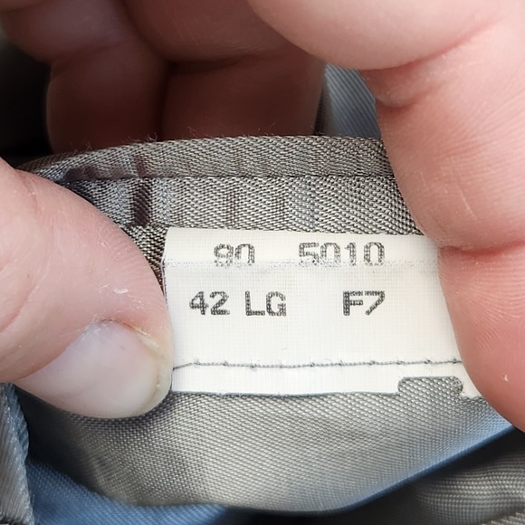 Vintage Brooks Brothers Blazer‎ Mens 42 Gray Wool Sports Coat Jacket Window Pane - Picture 6 of 10